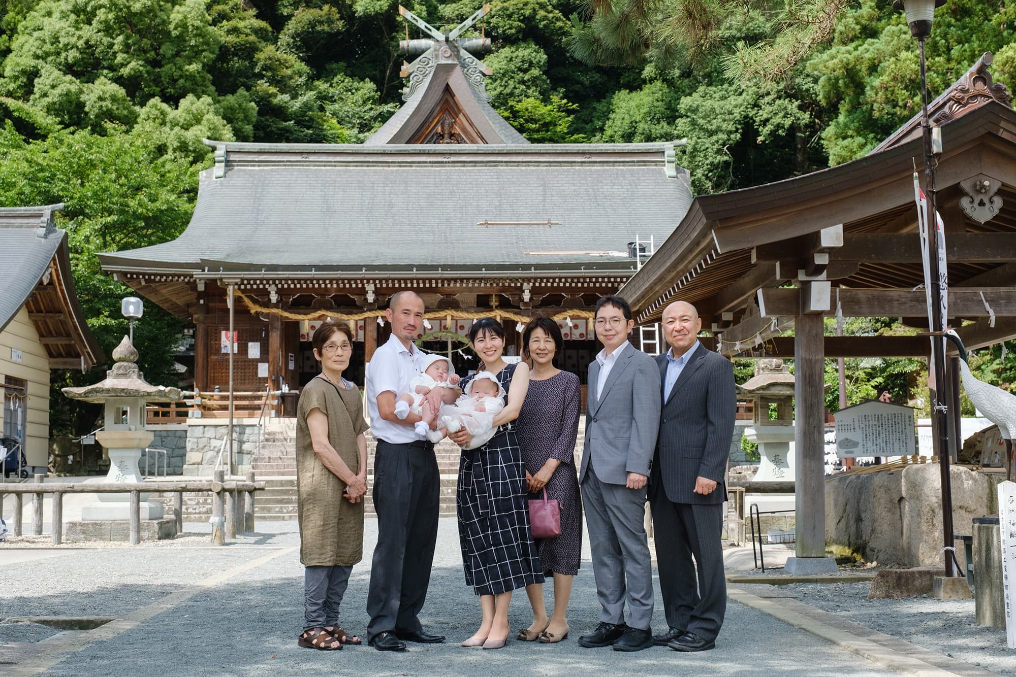 物部神社お宮参り出張撮影