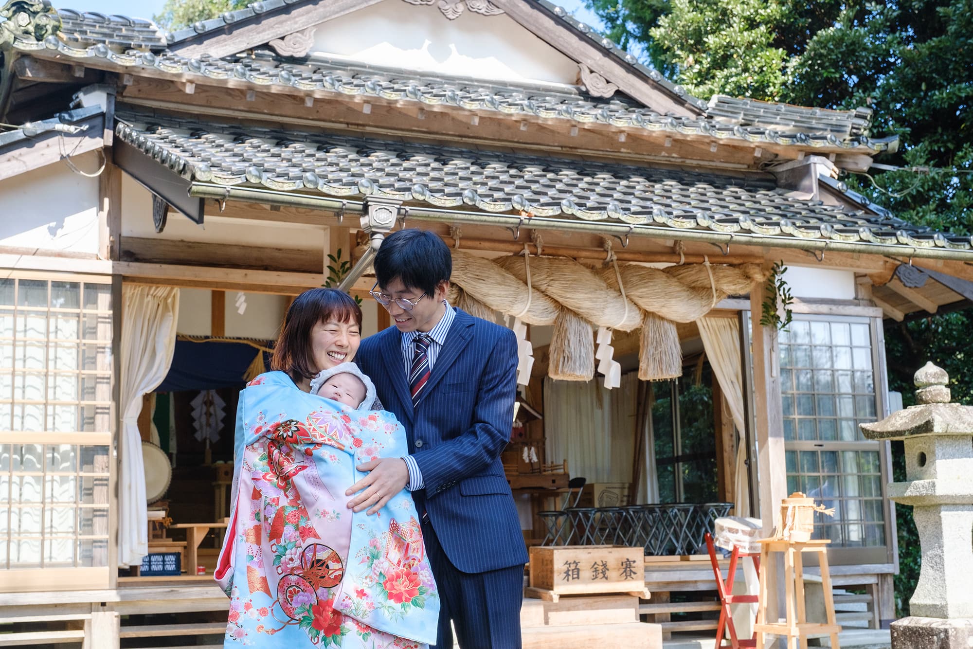 白潟天満宮お宮参り出張撮影