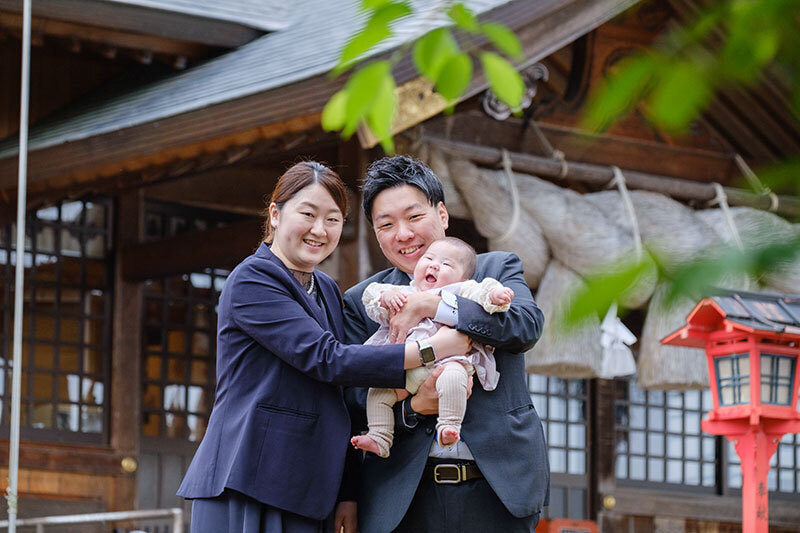 鷹日神社お宮参り出張撮影