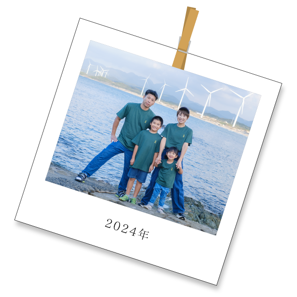 出雲市で家族写真のロケーション撮影